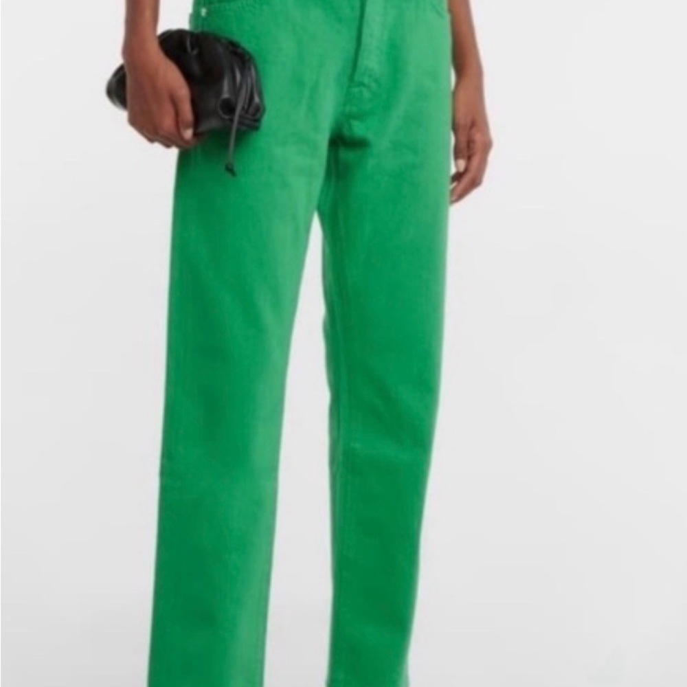 Frame Denim Green Boyfriend Jeans